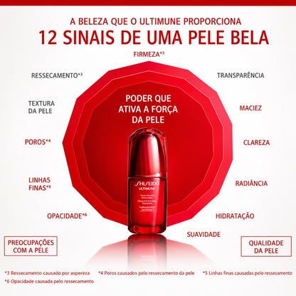 Shiseido Ultimune Sérum Facial - Fortalece, Hidrata e Revitaliza a Pele 50ml