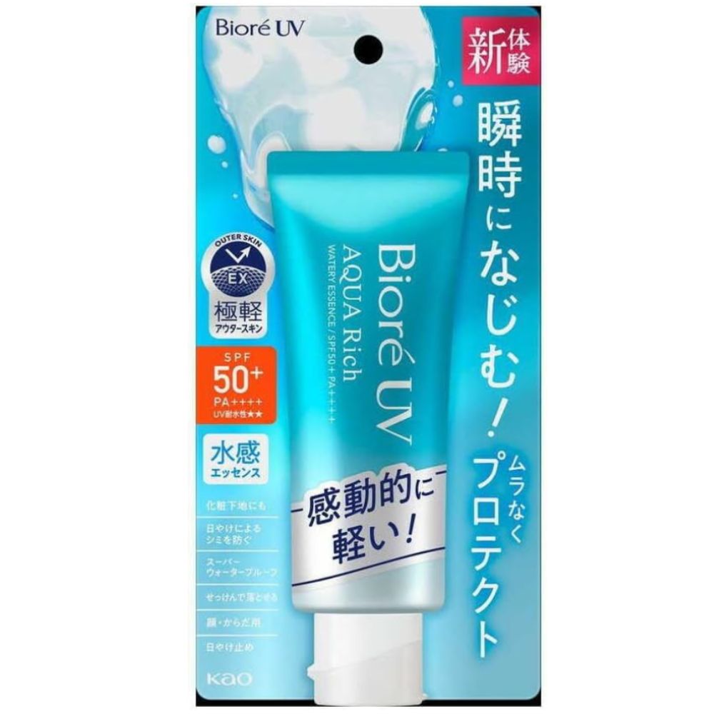Bioré UV Aqua Rich Watery Essence FPS50+ PA++++ Protetor solar japonês 70g.