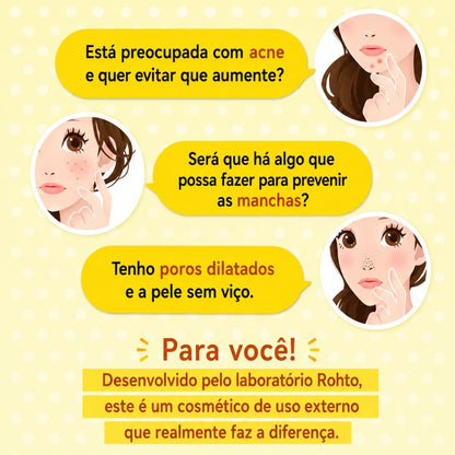 Melano CC Creme Facial Japonês Vitamina C Anti manchas Original Rohto 23g.