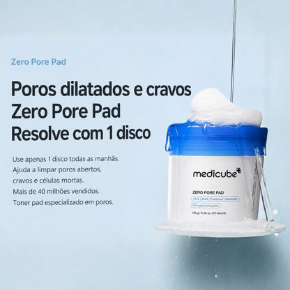 Medicube Zero Pore Pad - Limpeza de poros e controle de oleosidade