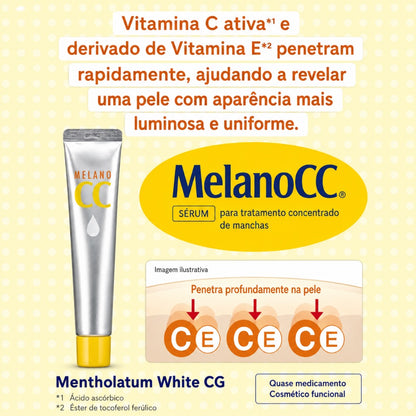 Melano CC Creme Facial Japonês Vitamina C Anti manchas Original Rohto 23g.