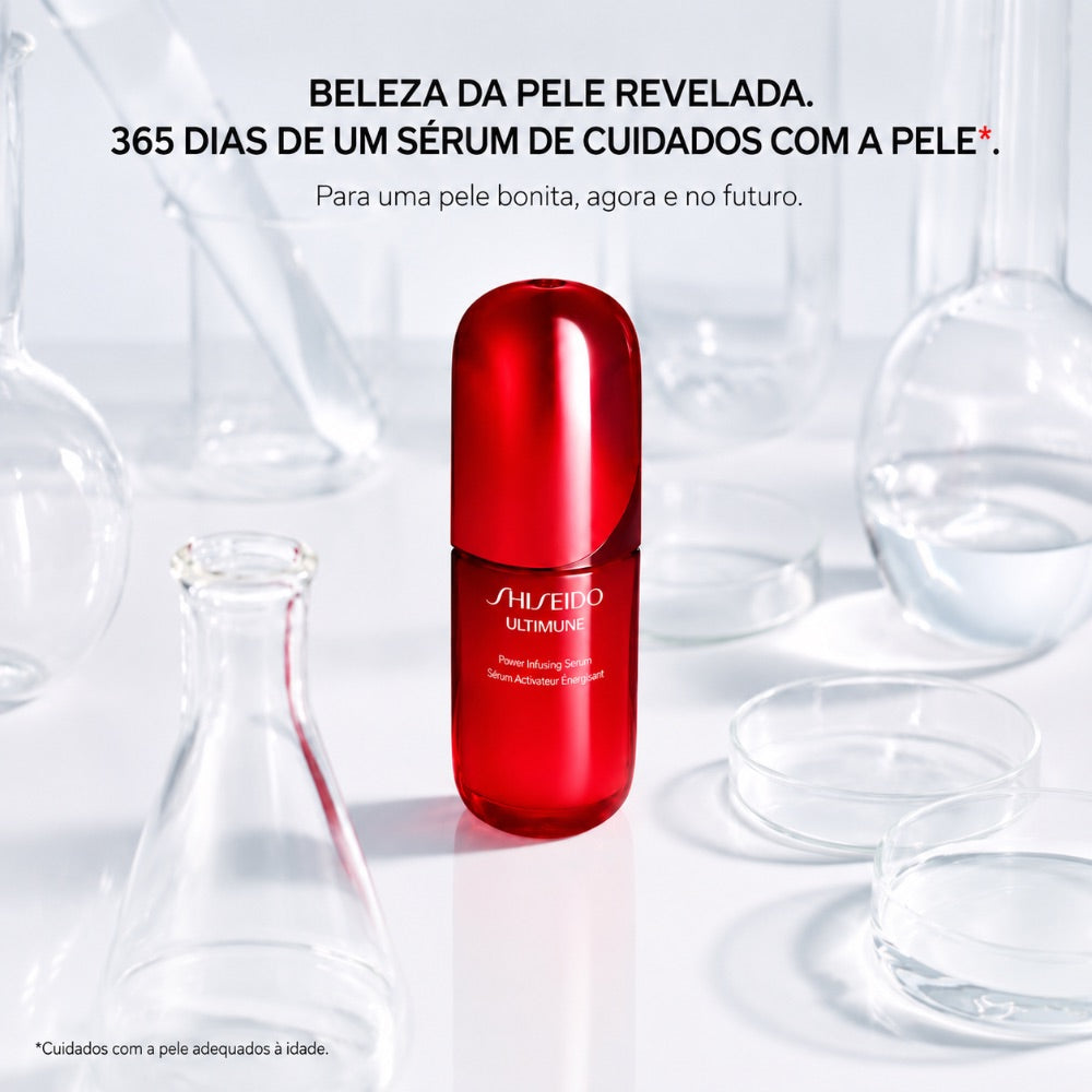 Shiseido Ultimune Sérum Facial - Fortalece, Hidrata e Revitaliza a Pele 50ml